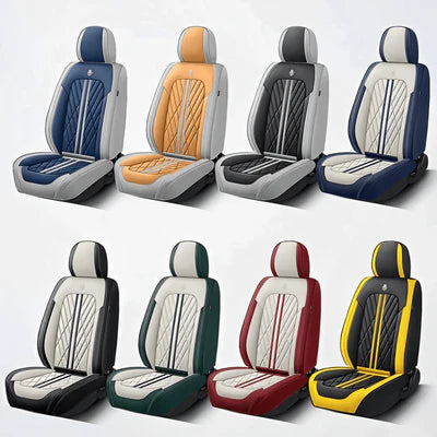 Kit Premium de Capas de Banco Automotivas Couro Legitimo + Brinde Exclusivo