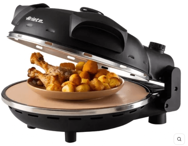 Forno De Pizza Elétrico Aríete Com Pedra Antiaderente 1200w