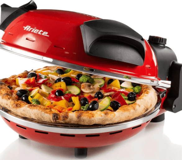 Forno De Pizza Elétrico Aríete Com Pedra Antiaderente 1200w