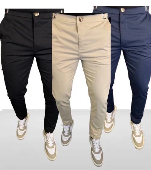 Calça Alfaiataria Marconeli - Com Catraca Ajustável [Compre 1 Leve 3]