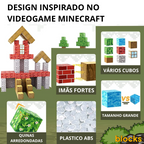 Esquenta Dia das Crianças Minecraft - 48/64/75 peças [+5 Personagens GRÁTIS]