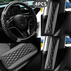 Capa de Volante + Protetor de Cinto Premium (Combo)