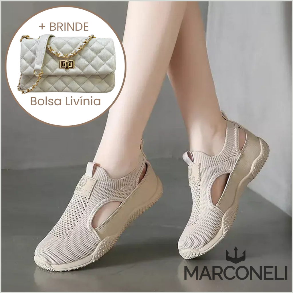 [Esquenta Black Friday] Tênis Feminino Respirável + Brinde Bolsa Lavínia - UltraFlex