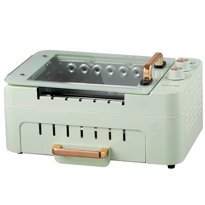 Churrasqueira Elétrica Interna - Sabor Autêntico Sem Fumaça na Sua Cozinha