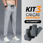 [Esquenta Black Friday] - Calça Masculina em Seda Gelo e Poliéster [COMPRE 1, LEVE 3]