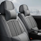 Capa Universal Marconeli® Completa para Carro em Couro Legítimo com AirBag +3 BRINDES: Tapetes Automotivos