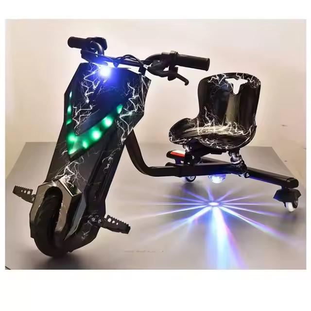 Triciclo Elétrico Drift + Led 350w Bluetooth Com Amortecedor + Brinde Capacete