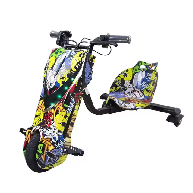 Triciclo Elétrico Drift + Led 350w Bluetooth Com Amortecedor + Brinde Capacete