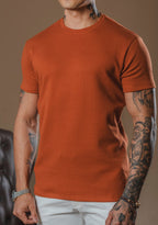 Kit com 5 Camisetas Texturizadas Malha Waffle Milano - Não amassa, não desbota e 0 transparência