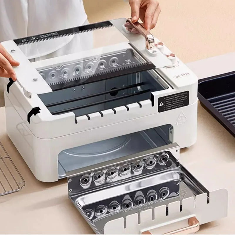 Churrasqueira Elétrica Interna - Sabor Autêntico Sem Fumaça na Sua Cozinha