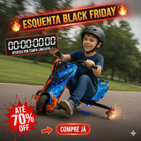 Triciclo Elétrico Drift + Led 350w Bluetooth Com Amortecedor + Brinde Capacete